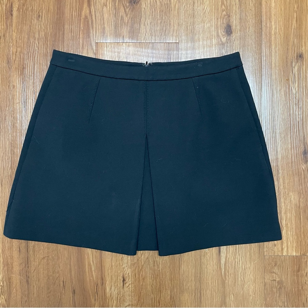 Vince Sz 8 Black Lined Pleated Mini Skirt with Pockets